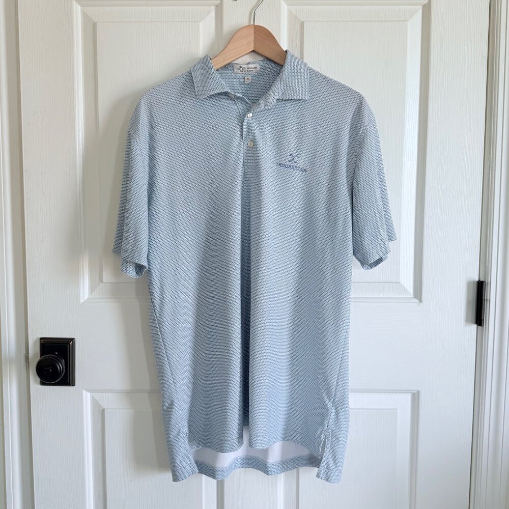Peter Millar Troubadour Nashville Tennessee Golf Polo Shirt Size Medium